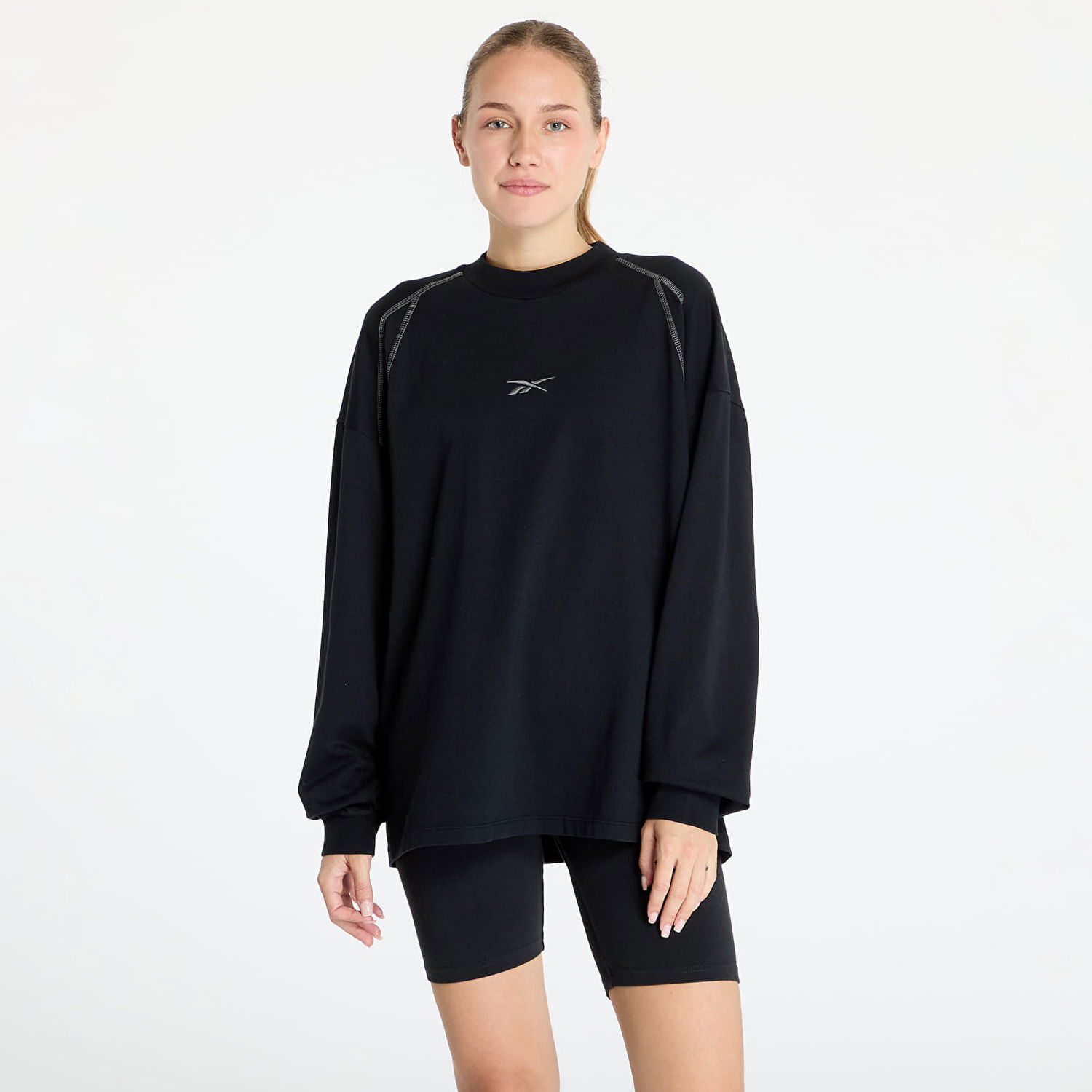 Тениска Reebok Long Sleeve Uniform Tee UNISEX Black Shadow Черно | RMAB003C99FLE0011000, 1