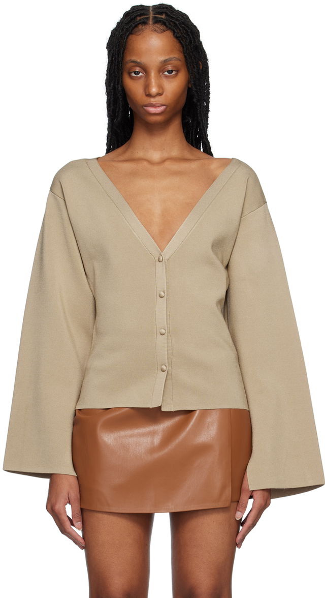 Knit Long Sleeve Buttoned Cardigan