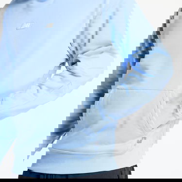 Суитчър New Balance Uniform Hoodie Синьо | MT44583ELE, 2