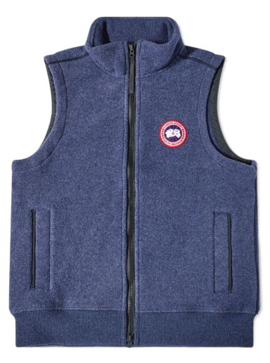 Mersey Fleece Vest Atlantic Navy