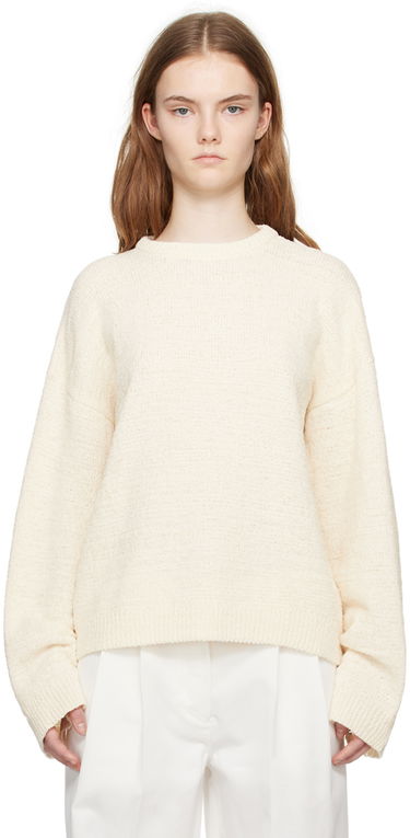 Пуловер TOTEME Crewneck Relaxed-Fit Sweater Бежово | 242-WRT2286-YA0039, 0