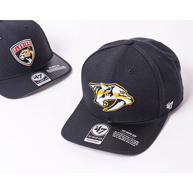 Шапка с козирка '47 Brand NHL Nashville Predators Cold Zone ‘47 MVP DP Navy Тъмно синьо | H-CLZOE30WBP-NY, 3