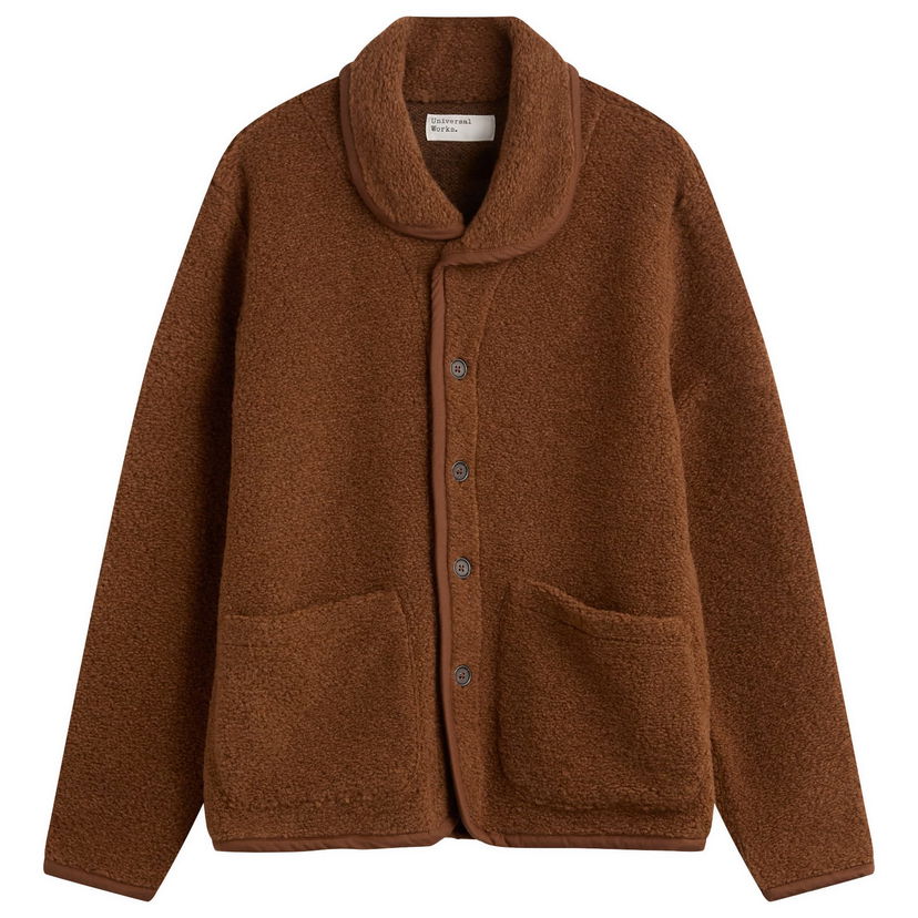 Яке Universal Works Universal Works Alvar Fleece Lancaster Jacket Кафяво | 33703-CMN