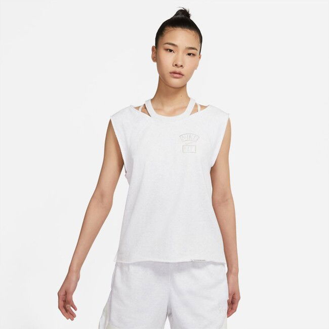 Тениска Nike Standard Issue "Queen Of Courts" Basketball Top W Бяло | CZ7221-051, 0