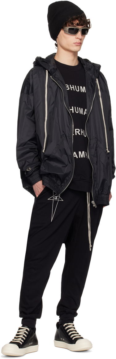 Ветровка Rick Owens Rick Owens Champion Edition Jumbo Jason's Hoodie Черно | CM01E1661 CHNY NYLON, 4