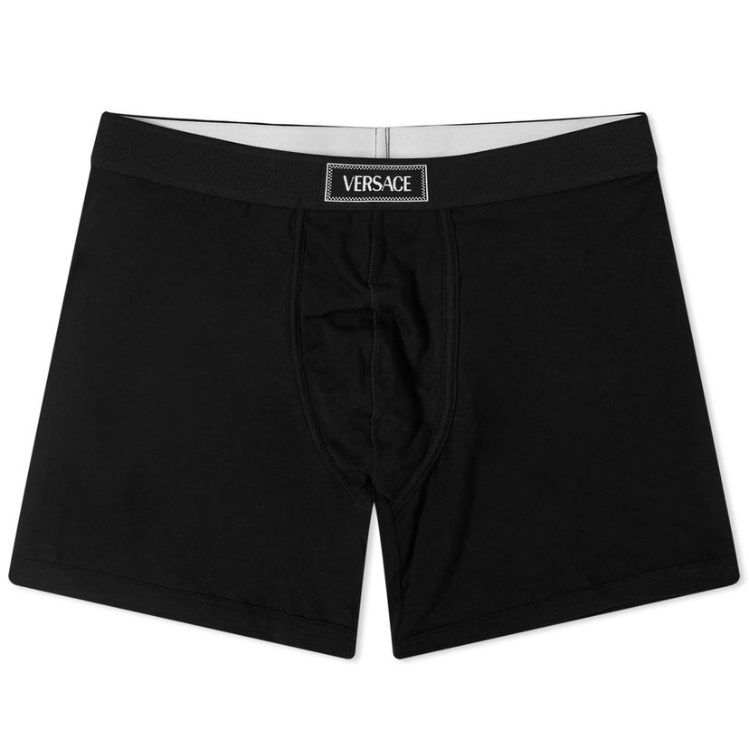 Бельо и чорапи Versace Men's Logo Boxer Short Black Черно | 1014038-1A09984-1B000