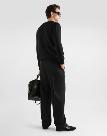 Пуловер Dolce & Gabbana Embroidered Crest Virgin Wool Cardigan Черно | GXV01ZJDVG7N0000, 2