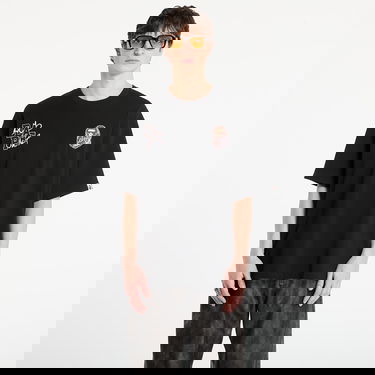 Тениска BAPE BAPE® x FOOTSHOP - Scribble Logo Tee UNISEX Black Черно | 001TEL721323MBLK, 0