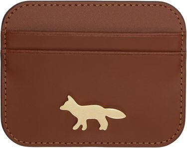 Портфейл MAISON KITSUNÉ Maison Kitsuné Edie Card Holder Кафяво | OW05700LR0001, 0