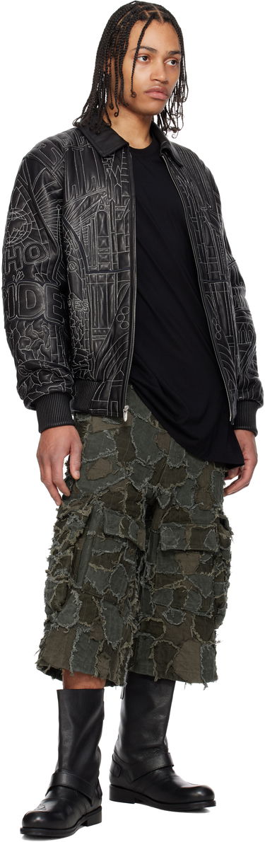 Яке бомбър Who Decides War Who Decides War Pelle Pelle Edition Cathedral Leather Jacket Черно | 1131430002SS25, 3