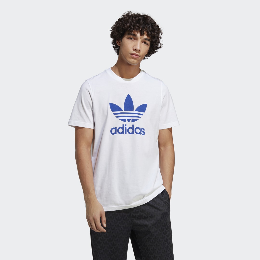 Тениска adidas Originals Adicolor Classics Trefoil Tee Бяло | IA4813, 0
