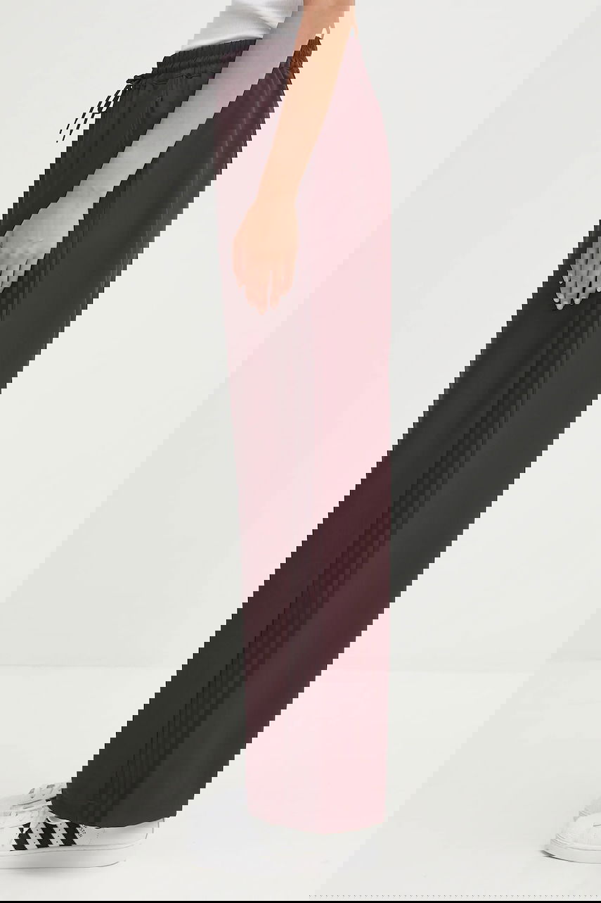 Спортни панталони Y-3 Y-3 3-Stripes Track Pants Бургунди | KA7070, 1