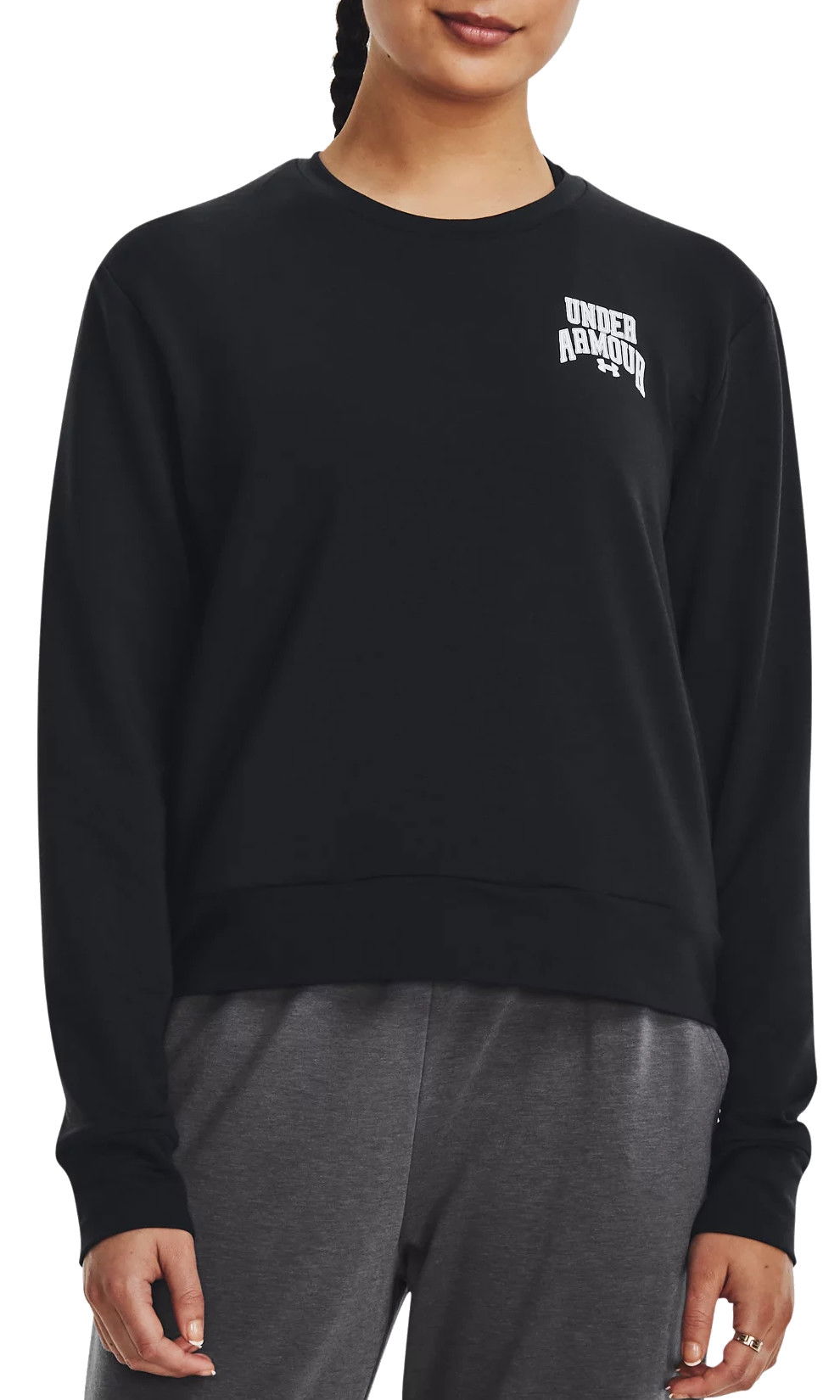 Суитчър Under Armour Rival Terry Graphic Sweatshirt Черно | 1379477-001, 0