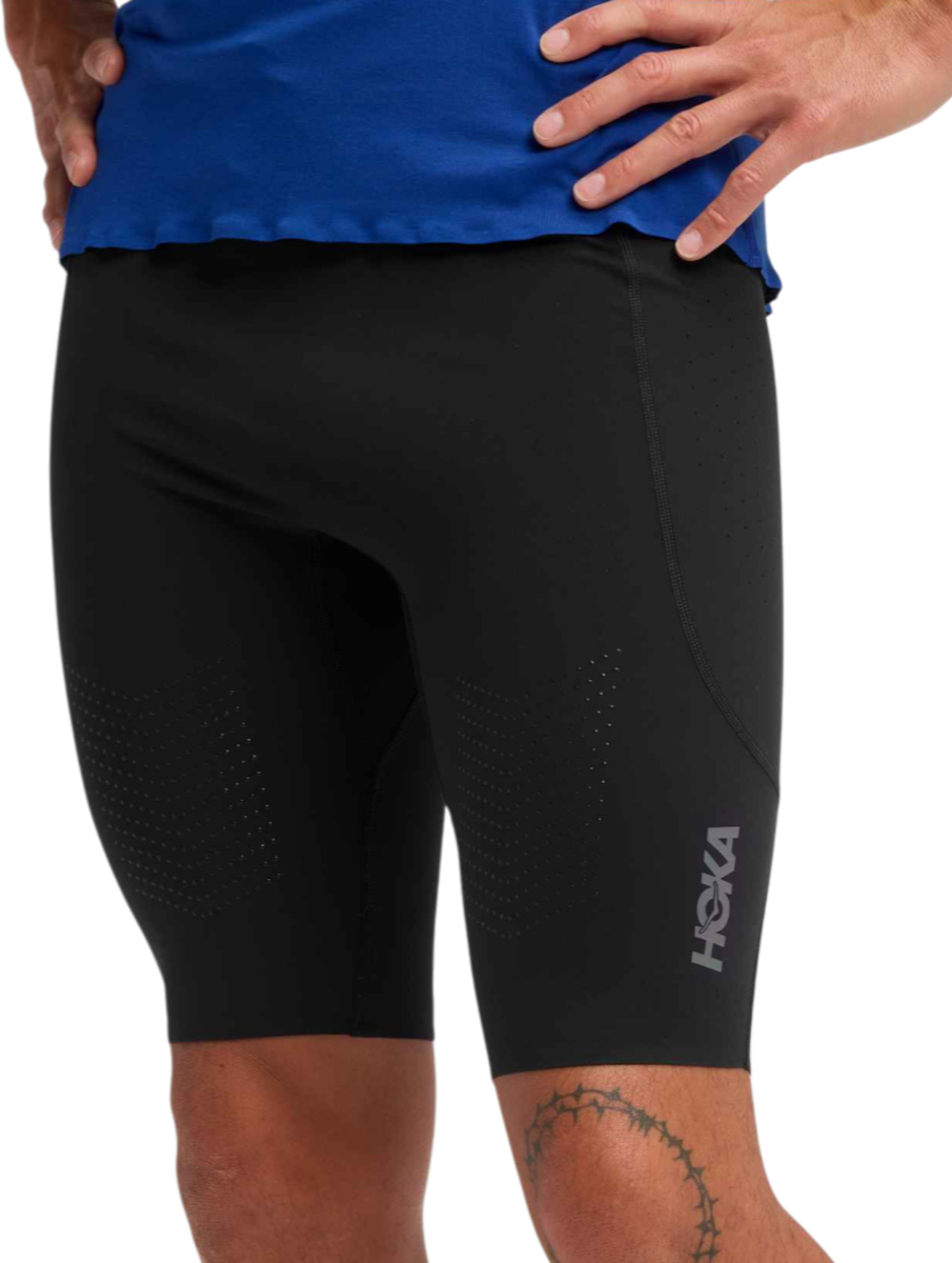Къси панталони Hoka One One SkyBreeze Half Tight Shorts Черно | 1170236-blk, 0