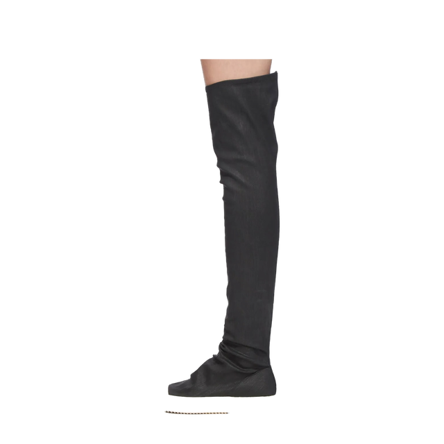 Rick Owens DRKSHDW High Sock Flat Heel Boots