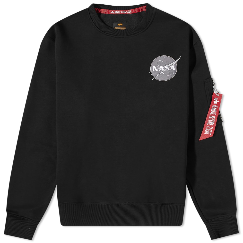 Суитчър Alpha Industries Space Shuttle Crew Sweat Черно | 178307-03, 0