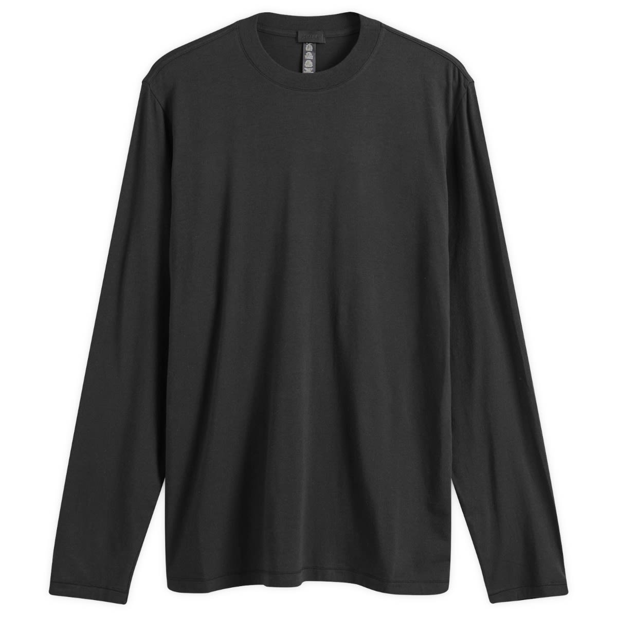 Тениска SKIMS Boyfriend Long Sleeve T-Shirt Черно | AP-LGS-0585-ONYX, 0
