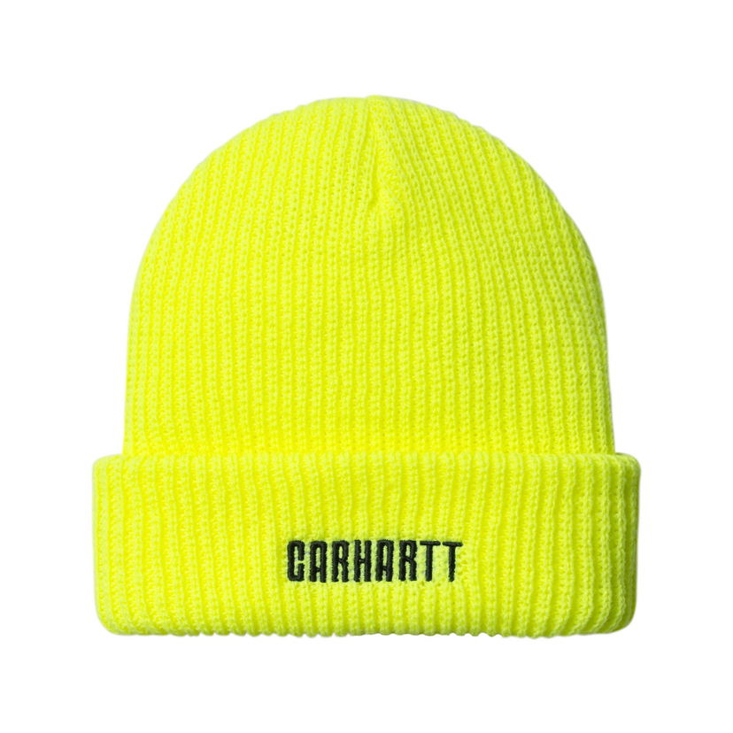 Шапка Carhartt WIP Knit Beanie With Logo Жълто | I034368_2