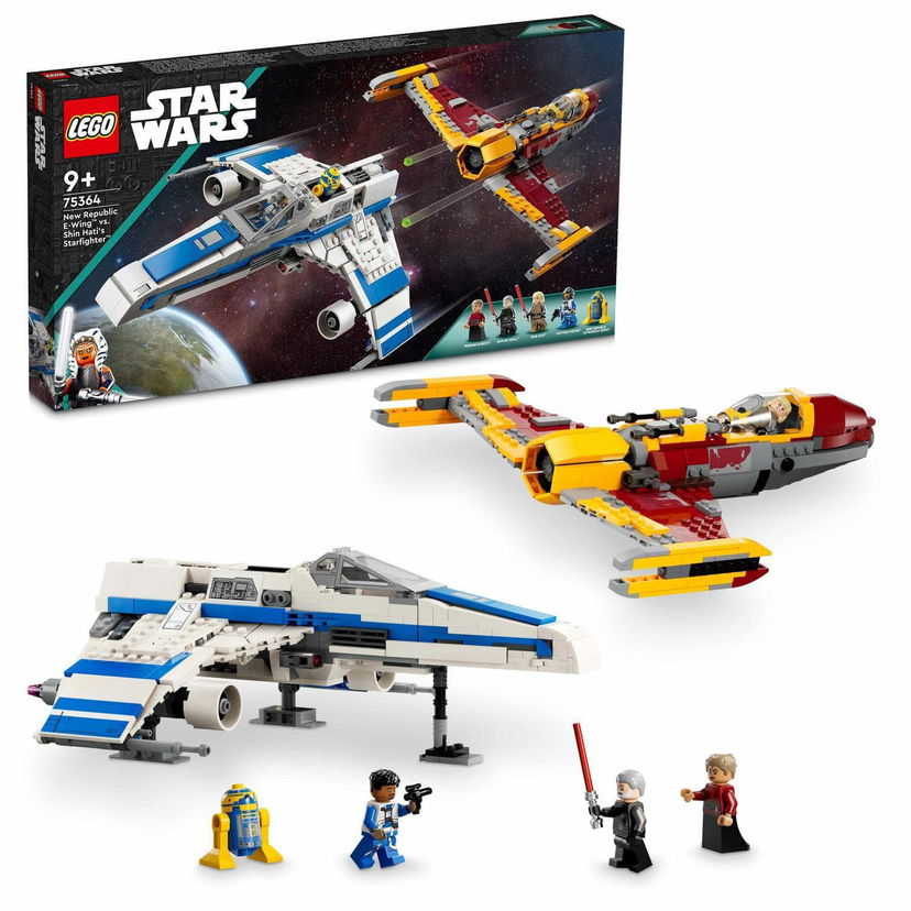 Колекционерско LEGO Star Wars™ 75364 New Republic E-Wing™ vs. Shin Hati’s Starfighter™ Многоцветен | 75364LEG