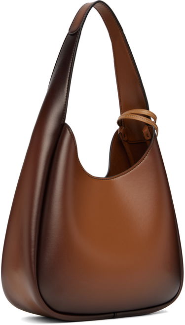 Голяма пазарска чанта Stella McCartney Stella McCartney Logo Slouchy Tote Кафяво | 7B0113WP0462, 2
