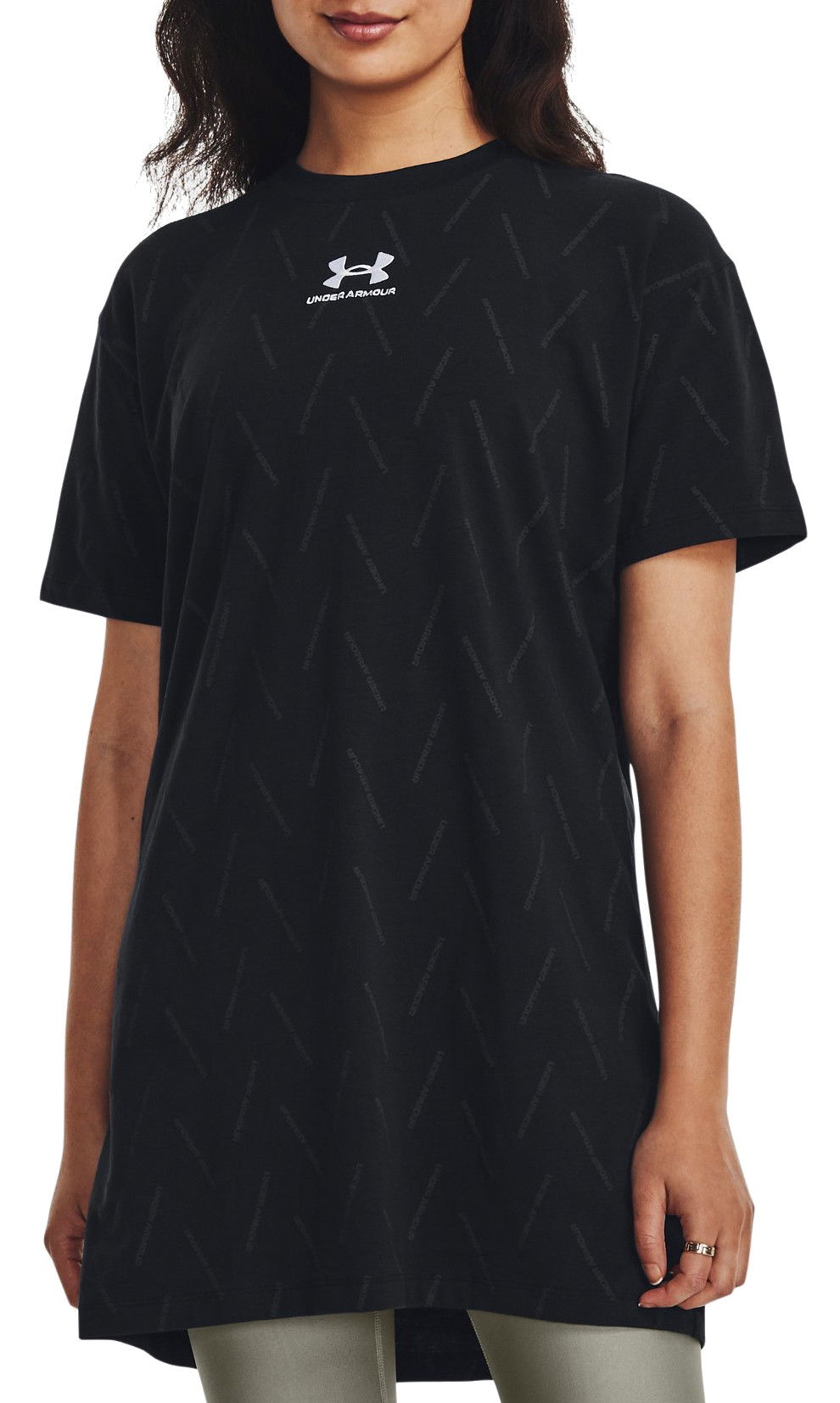Тениска Under Armour Extended Tee Черно | 1383429-001, 0
