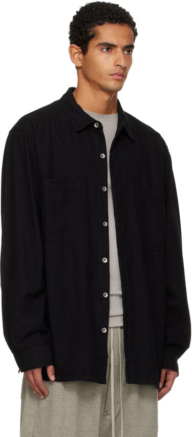 Риза Rick Owens DRKSHDW Concordians Jumbo Button-Up Shirt Бежово | DU02E7299 CFL, 4