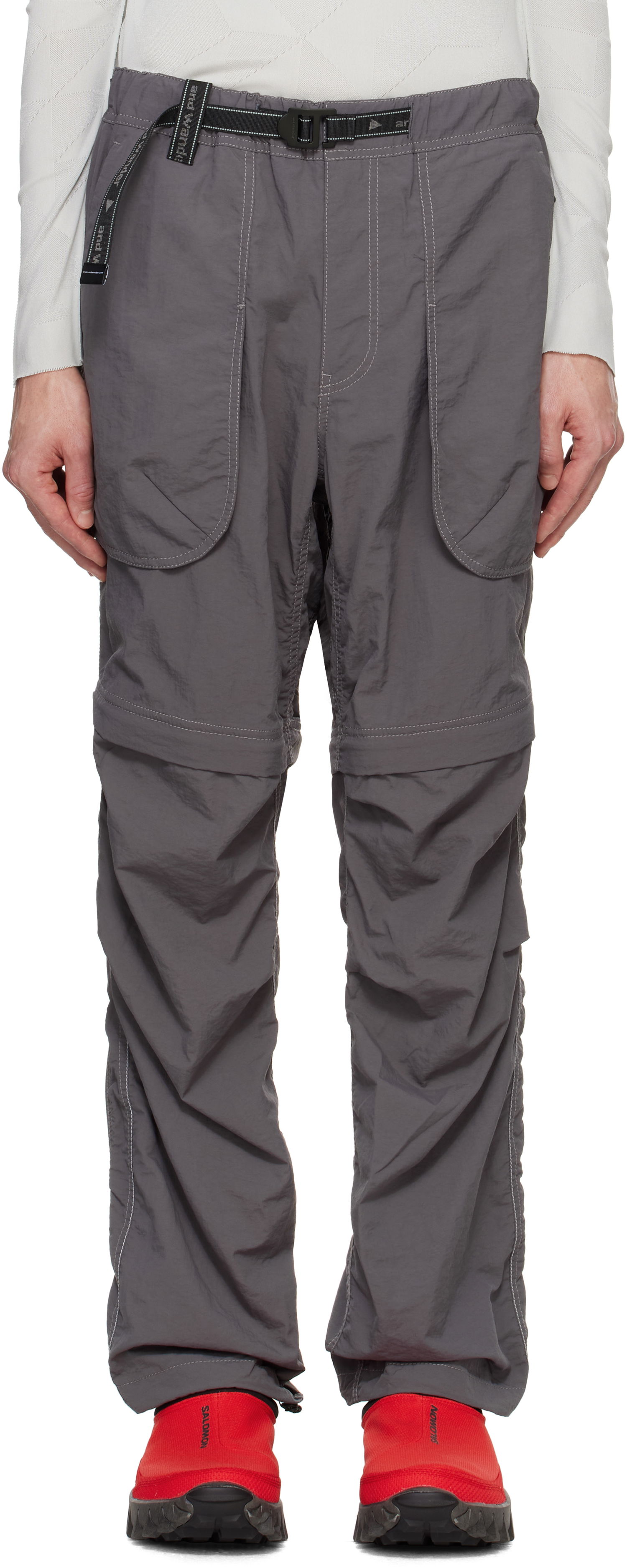 Карго панталони and wander Taffeta 2Way Cargo Pants Сиво | 5744252130, 0