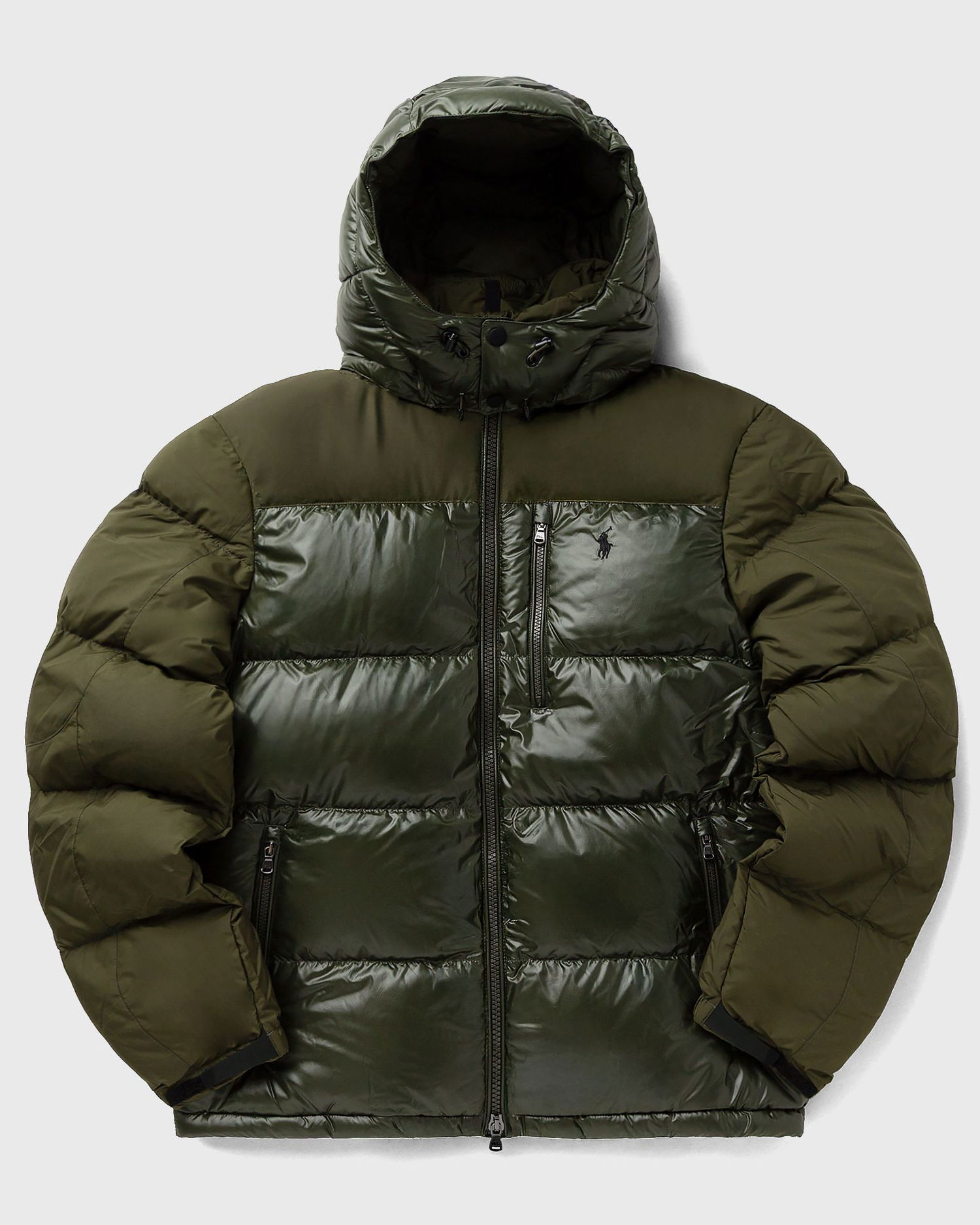 Пухо яке Polo by Ralph Lauren Two-Tone Hooded Puffer Bomber Зелено | 710967786003, 0