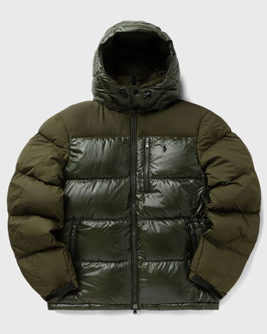 Пухо яке Polo by Ralph Lauren Two-Tone Hooded Puffer Bomber Зелено | 710967786003, 0