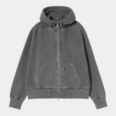 Суитчър Carhartt WIP Hooded Torion Full-Zip Jacket grind wash Сиво | I036047_12, 0