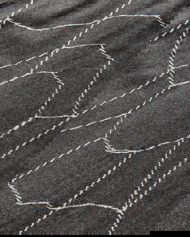 Риза KAPITAL Cotton Wool Great Kountry Baseball Shirt with Spiderweb Design Сиво | K2505SS215 DARKGRAY, 3