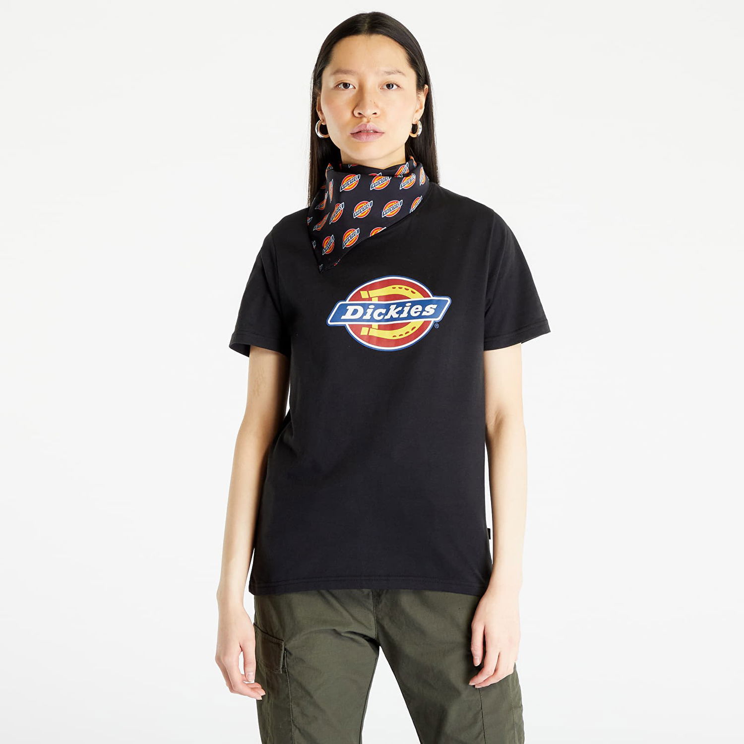 Тениска Dickies Icon Logo Tee Черно | DK0A4XCABLK1, 0
