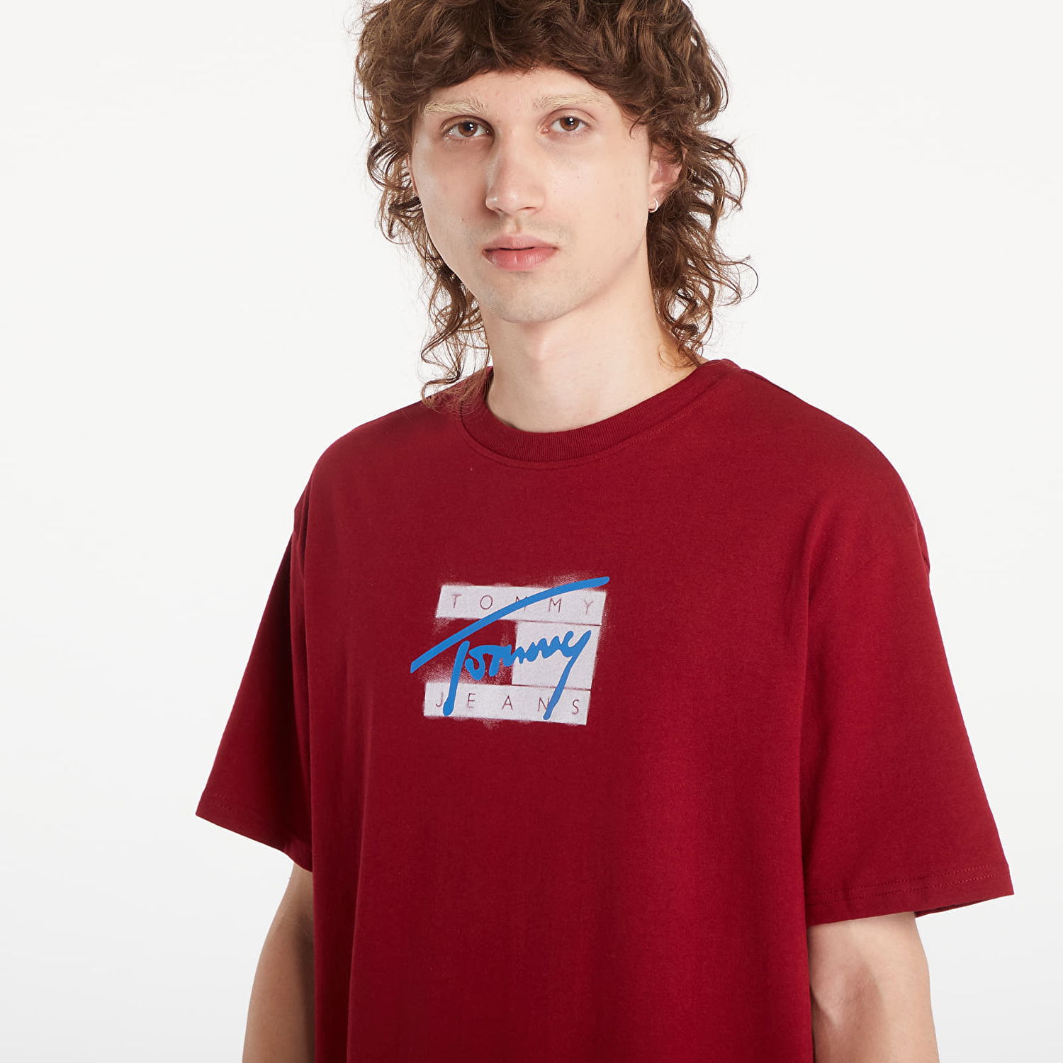 Тениска Tommy Hilfiger Regular Street Flag Tee Red Carpet Червено | DM0DM18528 XKG, 1