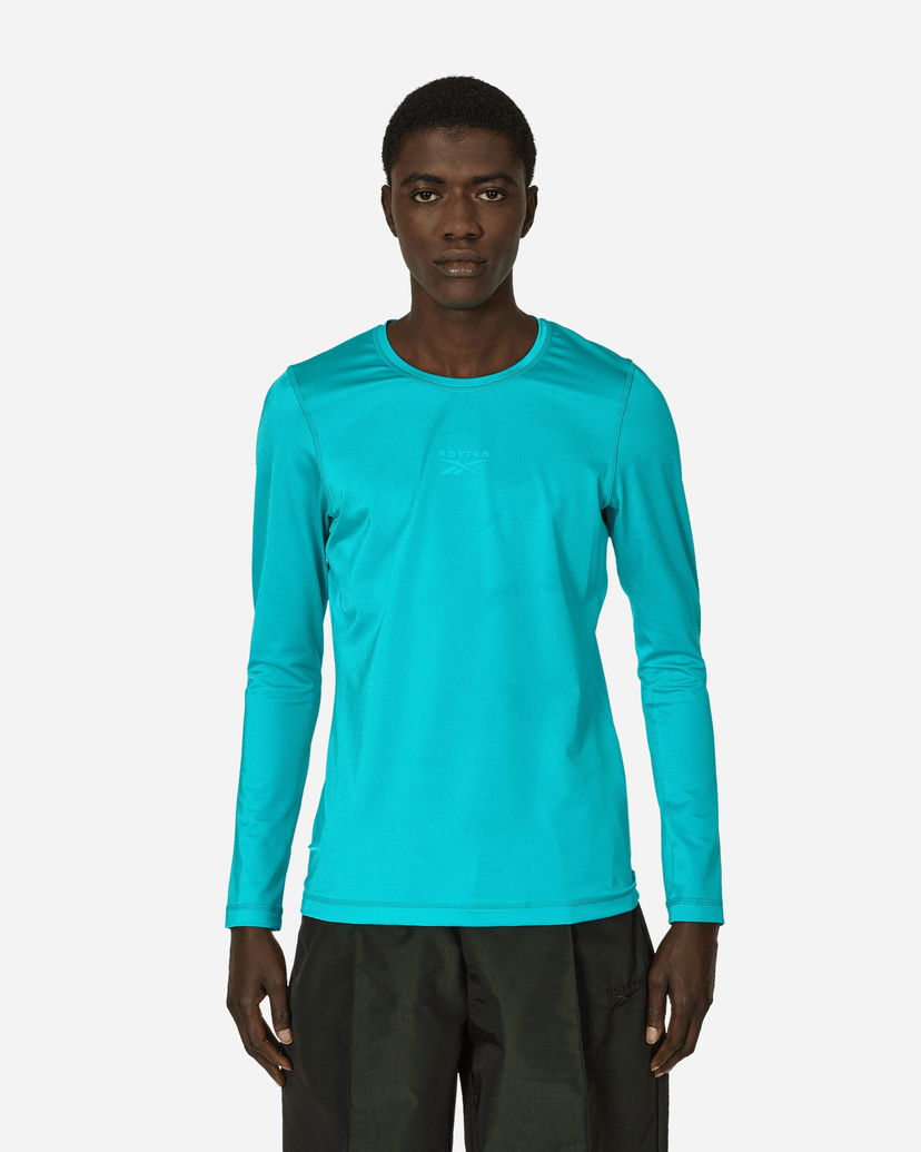 Тениска Reebok Botter Longsleeve T-Shirt Scuba Pop Тюркоазено | RMVB004C99FAB0014300