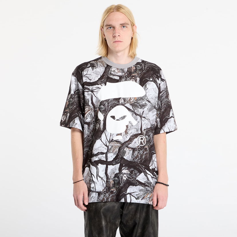 Тениска BAPE Tree Edge Camo Ape Face Relaxed Fit T-Shirt Многоцветен | 001CSL801012MWHT