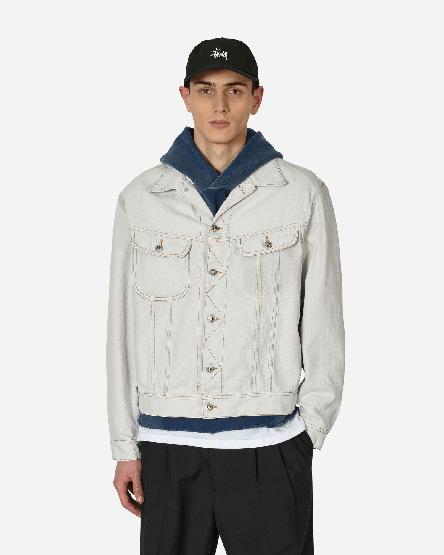 Яке Maison Margiela Chalk Selvedge Denim Jacket Бяло | S50AM0596 961, 0