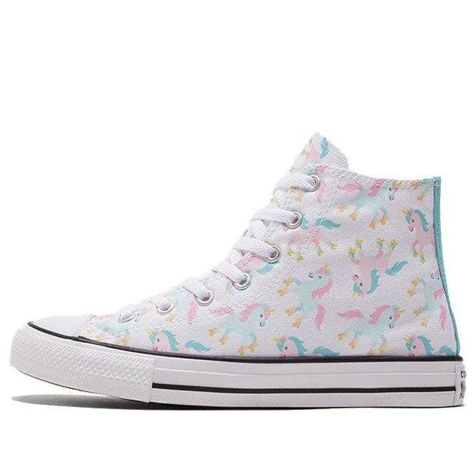 Кецове и обувки Converse Converse Chuck Taylor All Star High Unicorns Бяло | 669816F
