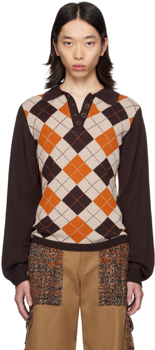 Anna Sui Argyle Polo
