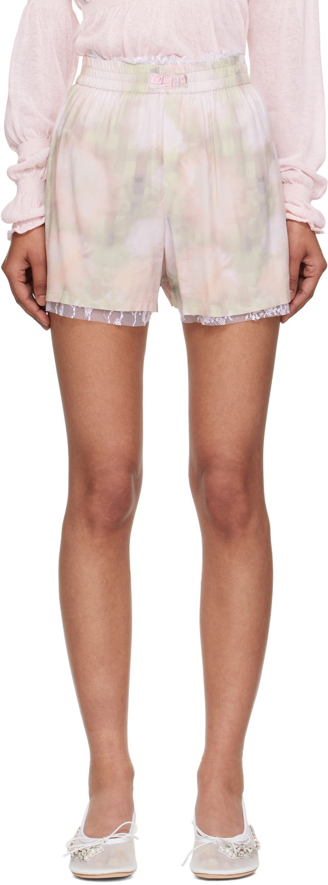 Collina Strada Tie-Dye Mini Boxer Shorts
