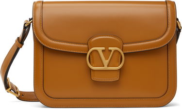 Чанта през рамо Valentino Valentino Garavani 9TO5 Smooth Calfskin Shoulder Bag Кафяво | 6W2B0R15UHF, 0