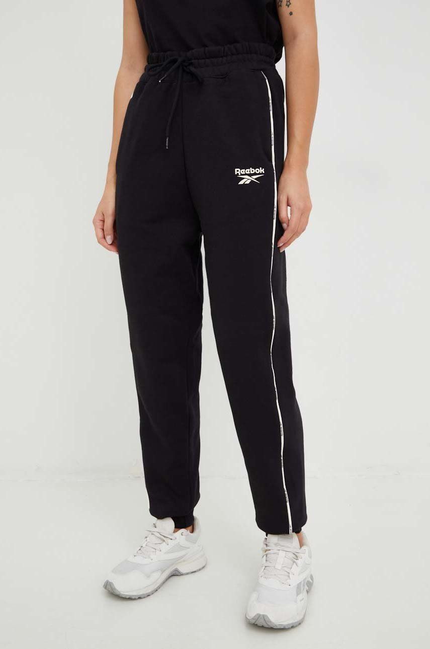 Спортни панталони Reebok Printed Track Pants Черно | HH7716, 0
