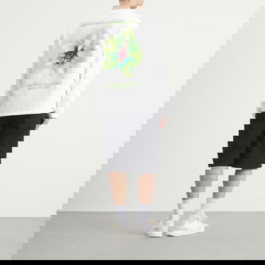 Тениска Casablanca Glitch Orchid Long Sleeve T-Shirt Бяло | M-SP26-JTS-062-02, 4