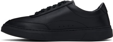 Кецове и обувки BOSS BOSS Coated-Leather Logo Черно | 50536504, 2
