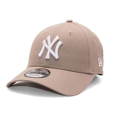 Шапка с козирка New Era 9FORTY MLB Nos League Essential New York Yankees - Ash Brown / White One Size Бежово | 60471457, 0