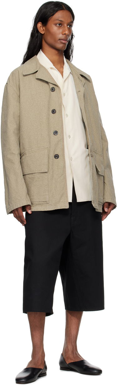 Риза Maison Margiela Maison Margiela Open Spread Collar Shirt Бяло | S50DR0009 M35267, 3