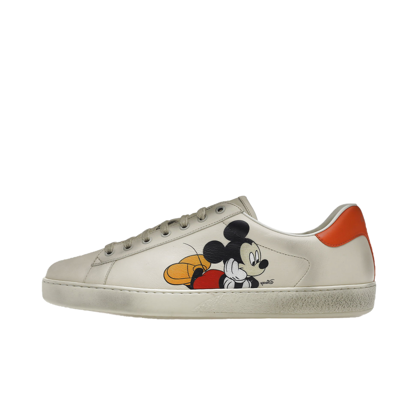 Кецове и обувки Gucci Ace x Disney Ivory Бежово | 603697 AYO70 9591