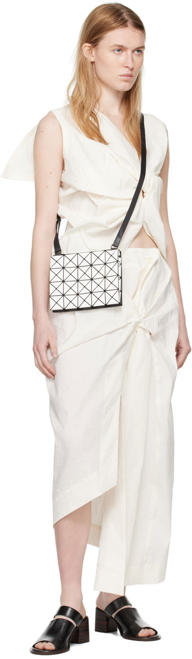 Чанта през рамо BAO BAO ISSEY MIYAKE Duo Small Shoulder Bag Бяло | BB46AG811, 3