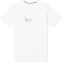 Тениска Stone Island Reflective Badge Print T-Shirt Бяло | 80152RC88-V0001, 1