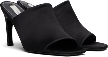 Pокля TOTEME TOTEME Bandeau Heeled Mules Черно | 253-WAS0245-FB0401, 3