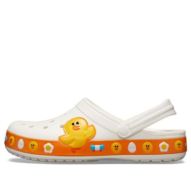 Кецове и обувки Crocs Classic Clog Line Friends Beach Sandals Бяло | 205791-100